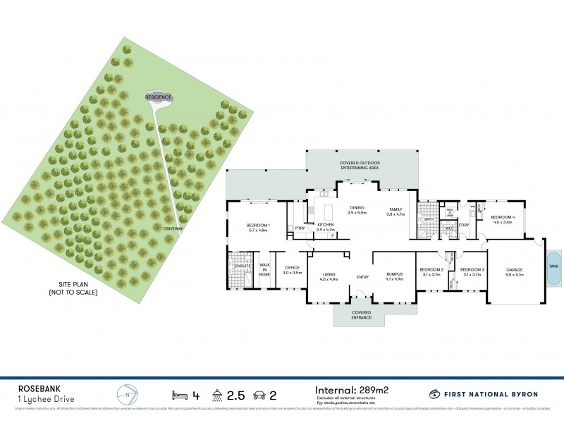 1 Lychee Drive, Rosebank NSW 2480 Floorplan
