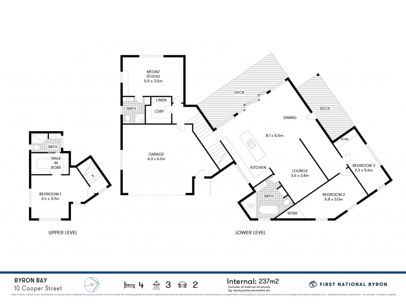 10 Cooper Street, Byron Bay NSW 2481 Floorplan