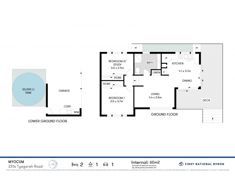 231a Tyagarah Road, Myocum NSW 2481 Floorplan