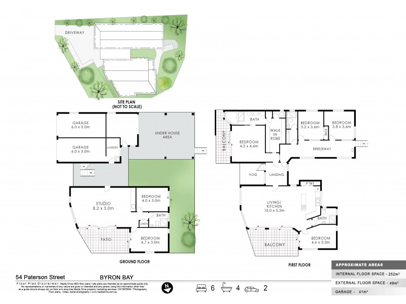 54 Paterson Street, Byron Bay NSW 2481 Floorplan