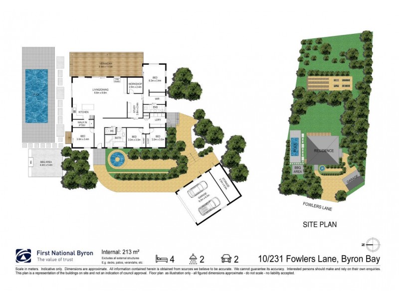 10/231 Fowlers Lane, Bangalow NSW 2479 Floorplan