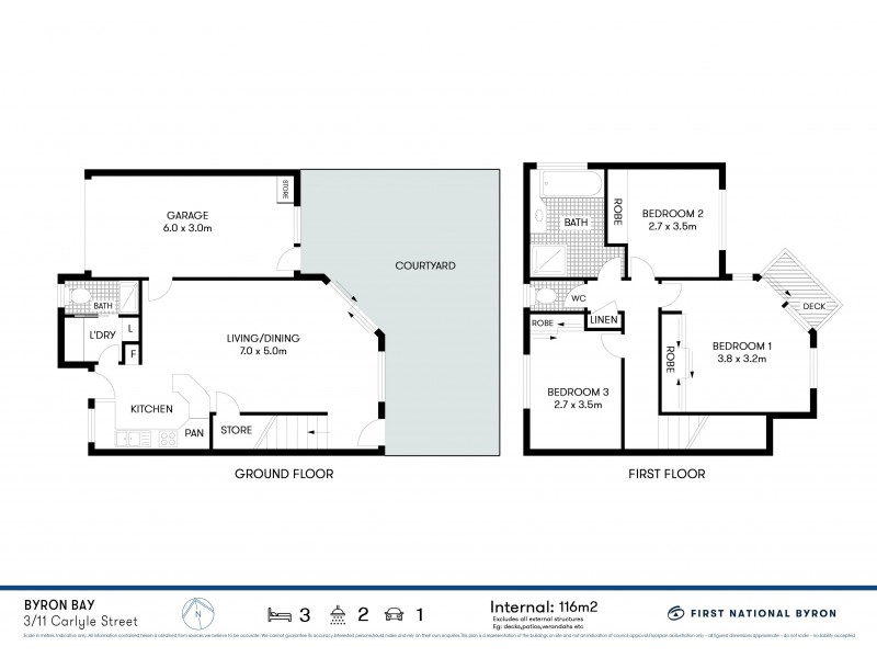 3/11 Carlyle Street, Byron Bay NSW 2481 Floorplan
