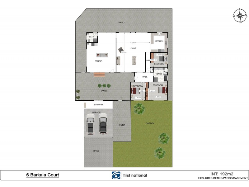 6 Barkala Court, Ocean Shores NSW 2483 Floorplan