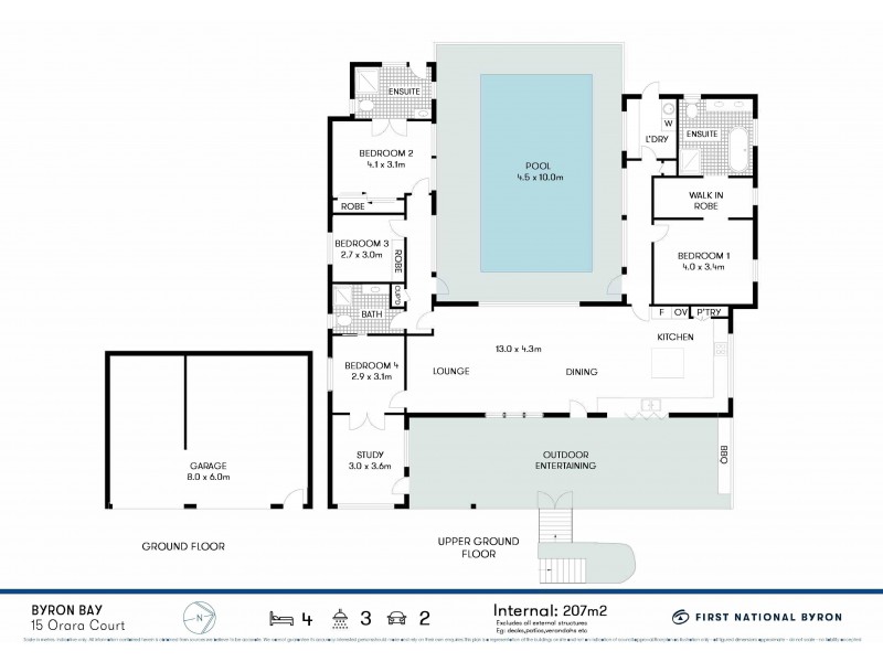 15 Orara Court, Byron Bay NSW 2481 Floorplan