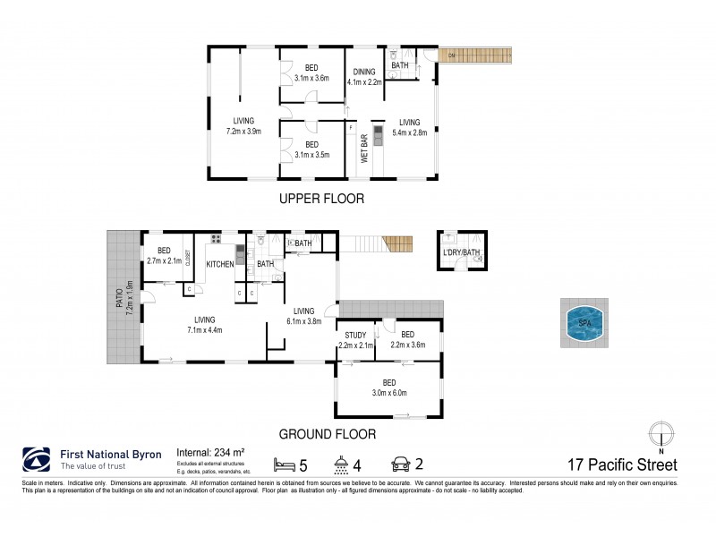 17 Pacific Street, New Brighton NSW 2483 Floorplan