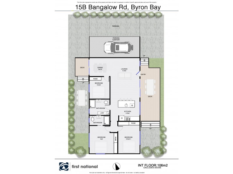 15b Bangalow Road, Byron Bay NSW 2481 Floorplan