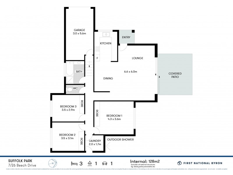 7/26 Beech Drive, Suffolk Park NSW 2481 Floorplan