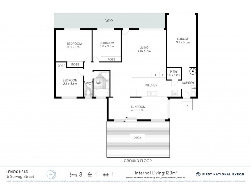 5 Survey Street, Lennox Head NSW 2478 Floorplan