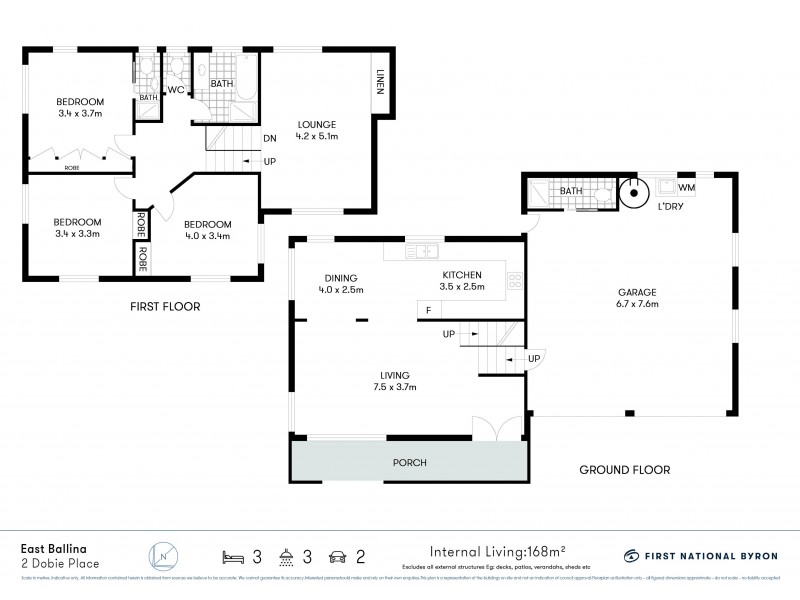 2 Dobie Place, East Ballina NSW 2478 Floorplan