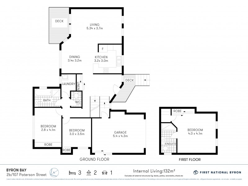2B/107 Paterson Street, Byron Bay NSW 2481 Floorplan