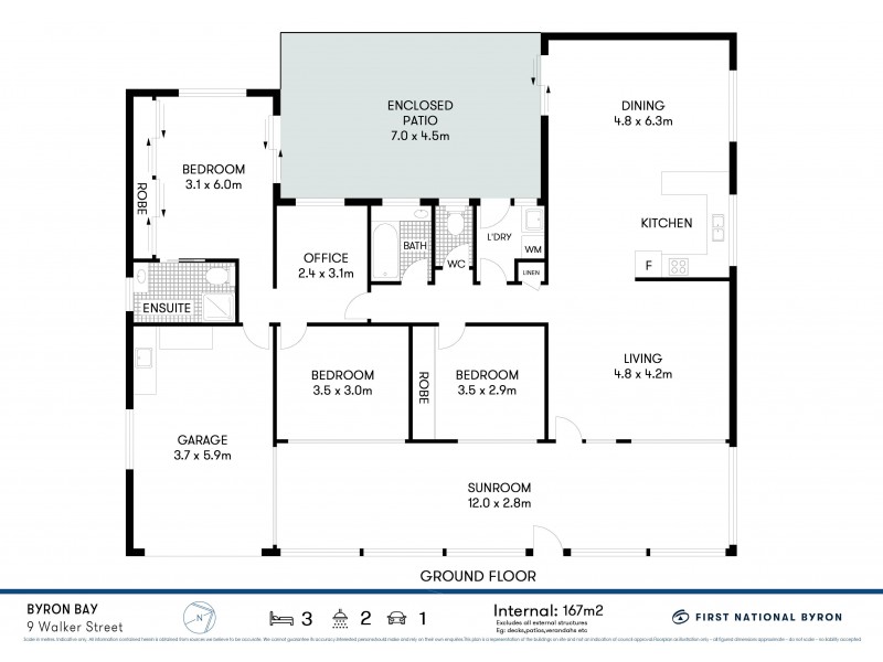 9 Walker Street, Byron Bay NSW 2481 Floorplan