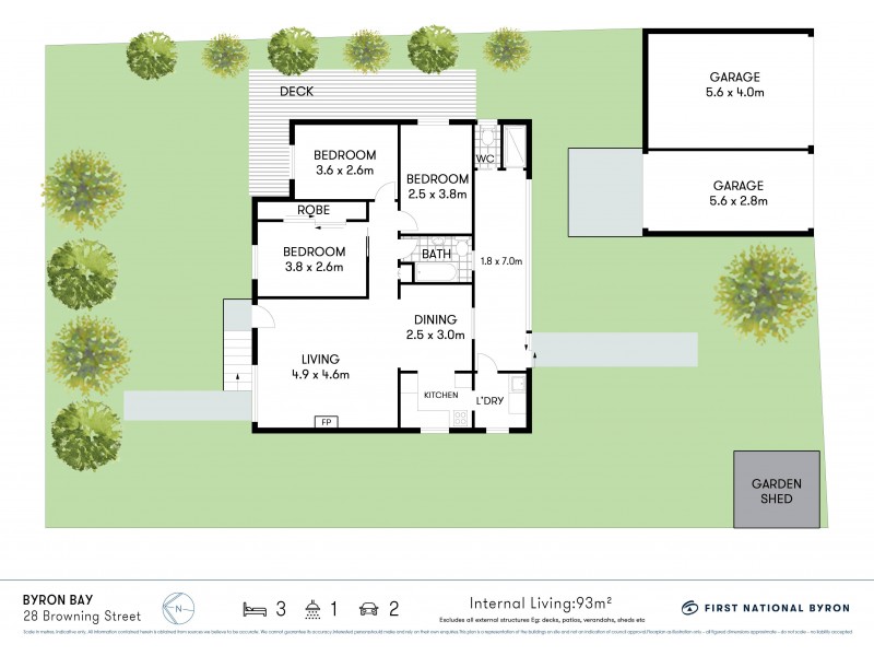 28 Browning Street, Byron Bay NSW 2481 Floorplan