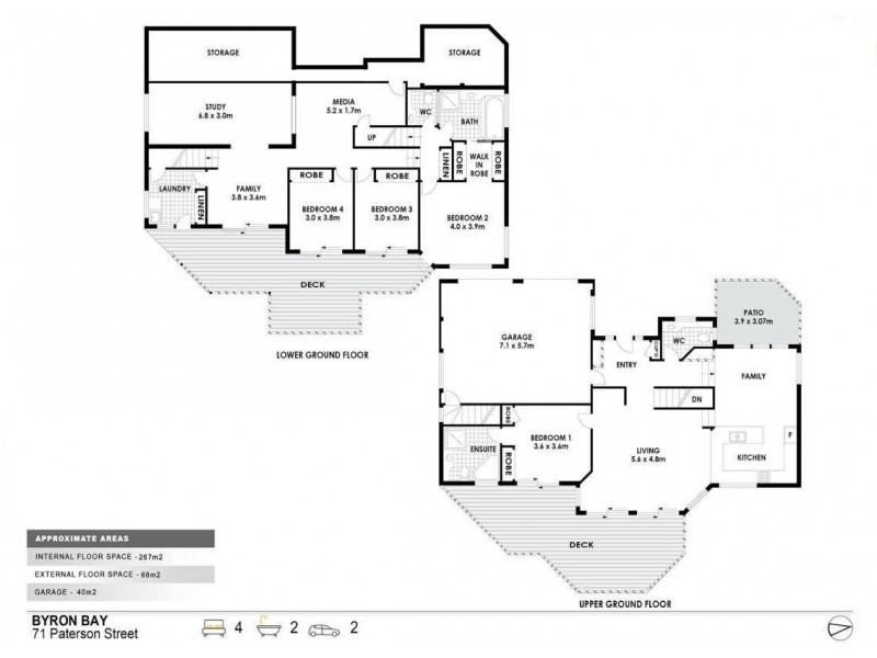 71 Paterson Street, Byron Bay NSW 2481 Floorplan