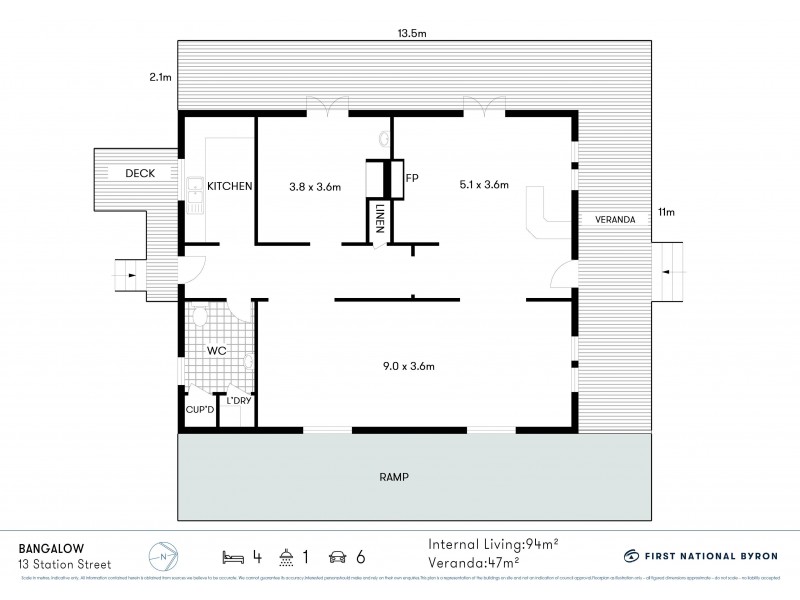 13 Station Street, Bangalow NSW 2479 Floorplan