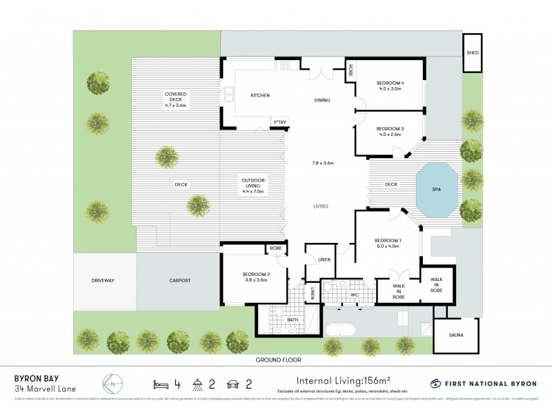 34 Marvell Lane, Byron Bay NSW 2481 Floorplan