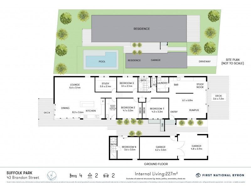 43 Brandon Street, Suffolk Park NSW 2481 Floorplan