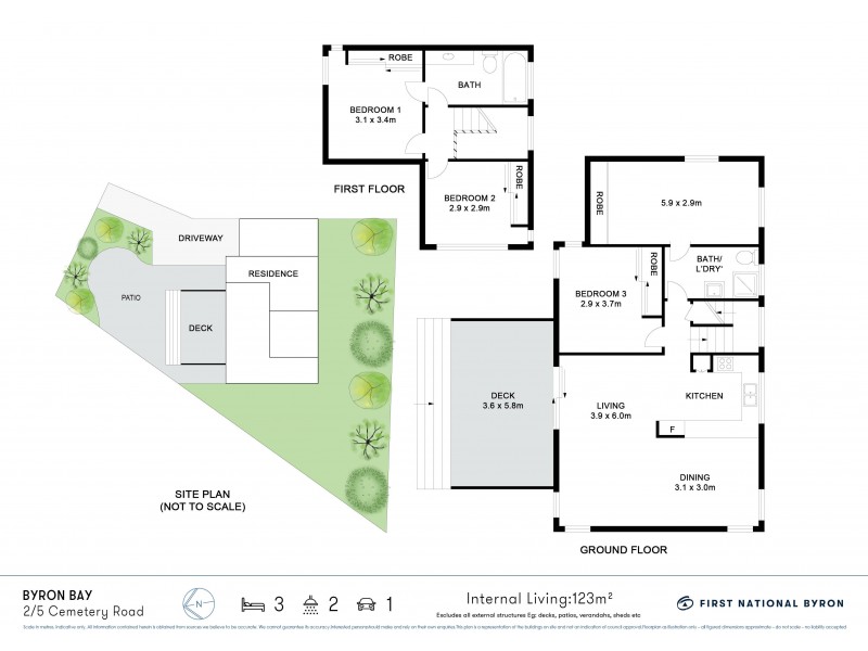 2/5 Cemetery Road, Byron Bay NSW 2481 Floorplan