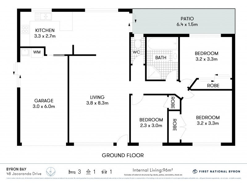 48 Jacaranda Drive, Byron Bay NSW 2481 Floorplan
