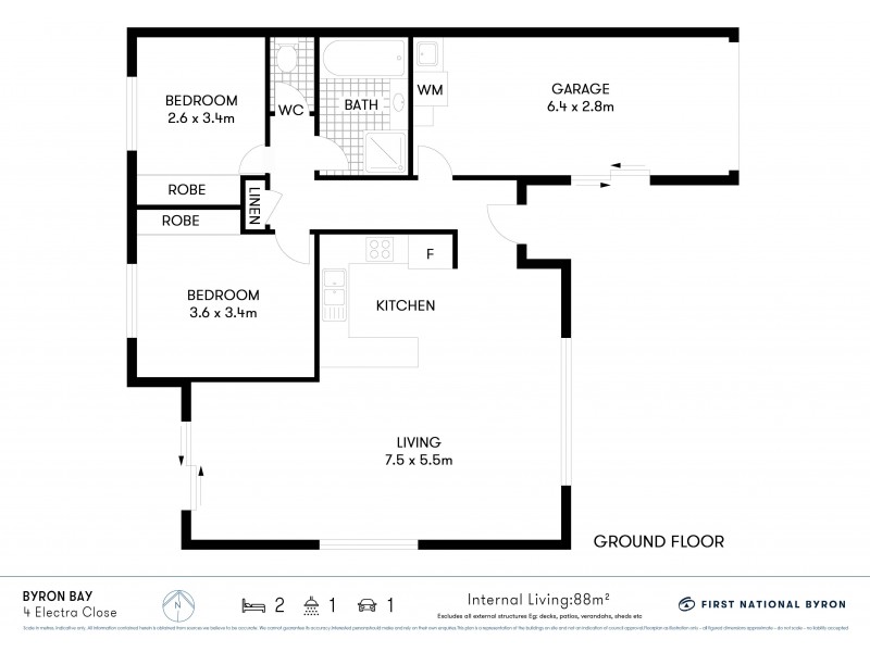 4 Electra Close, Byron Bay NSW 2481 Floorplan