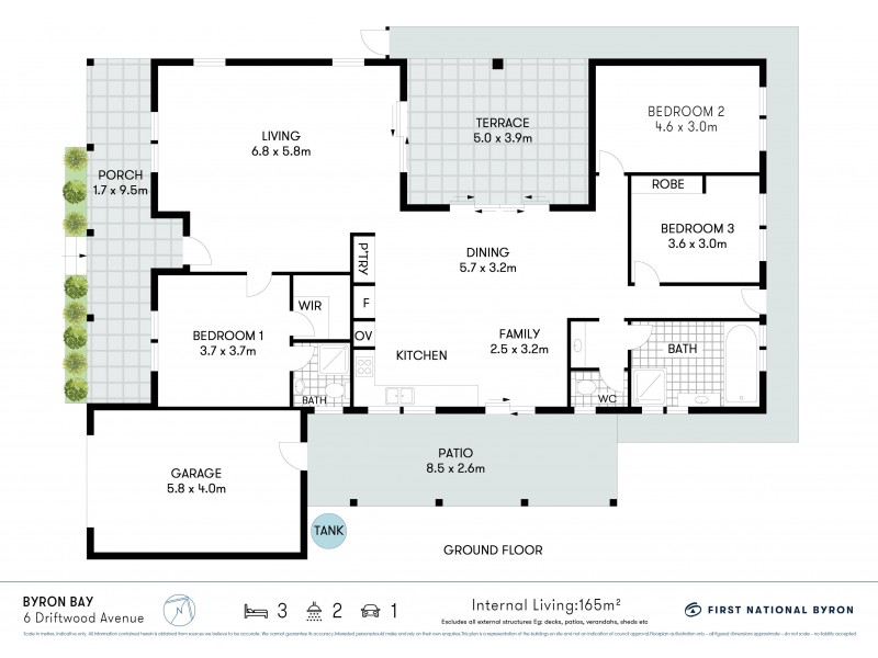6 Driftwood Avenue, Byron Bay NSW 2481 Floorplan