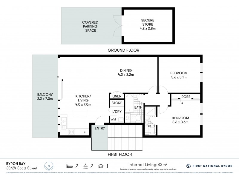 20/24 Scott Street, Byron Bay NSW 2481 Floorplan