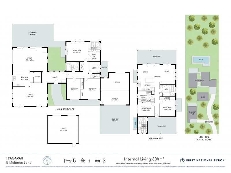 5 McInnes Lane, Tyagarah NSW 2481 Floorplan