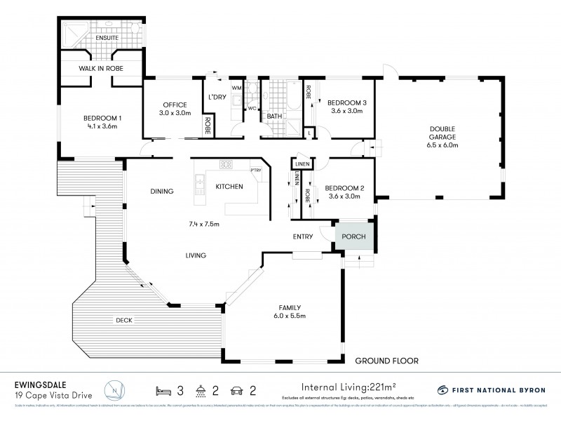 19 Cape Vista Drive, Ewingsdale NSW 2481 Floorplan