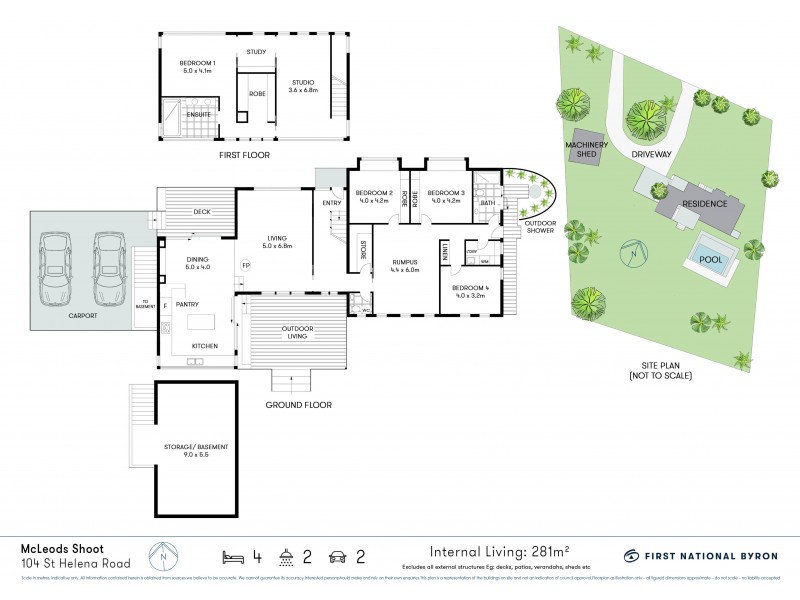 104 St Helena Road, Mcleods Shoot NSW 2479 Floorplan
