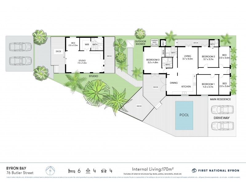 76 Butler Street, Byron Bay NSW 2481 Floorplan