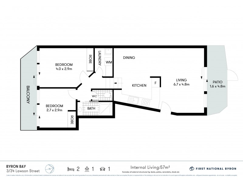 3/34 Lawson Street, Byron Bay NSW 2481 Floorplan