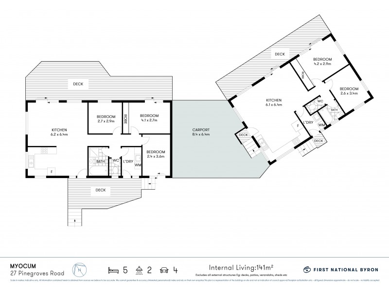 27 Pinegroves Road, Myocum NSW 2481 Floorplan