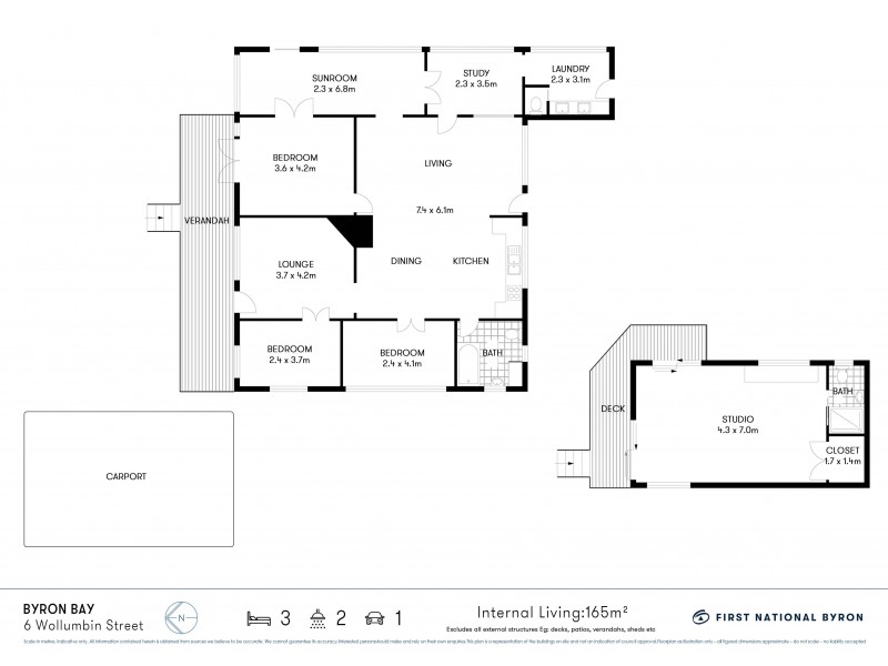 6 Wollumbin Street, Byron Bay NSW 2481 Floorplan
