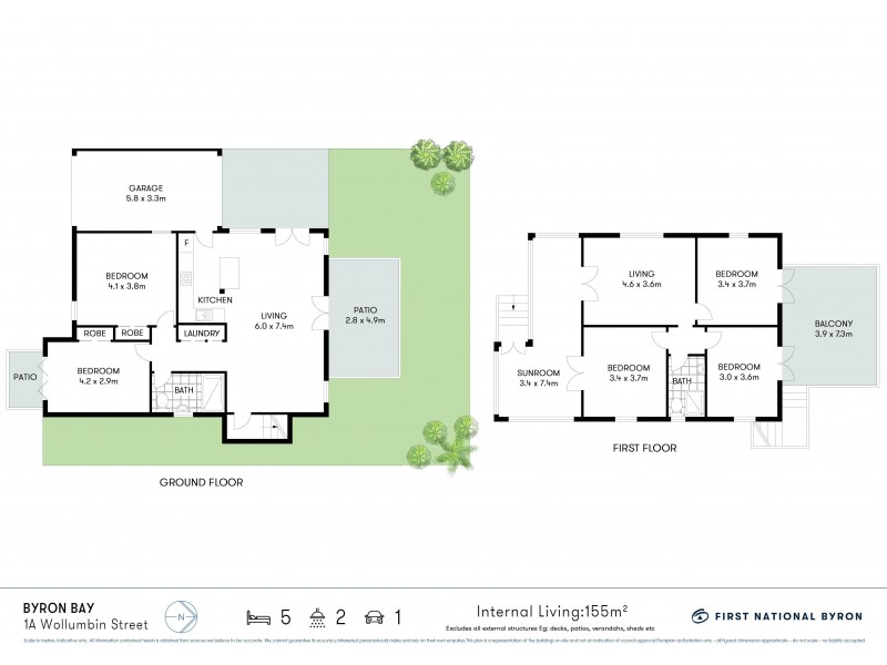 1A Wollumbin Street, Byron Bay NSW 2481 Floorplan