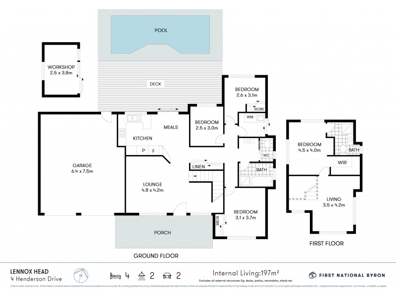 4 Henderson Drive, Lennox Head NSW 2478 Floorplan