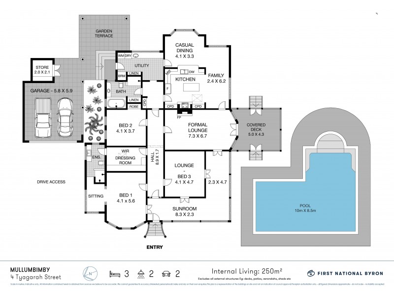 4 Tyagarah Street, Mullumbimby NSW 2482 Floorplan