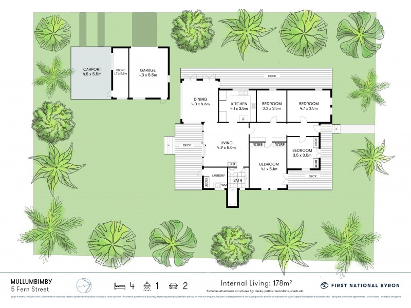 5 Fern Street, Mullumbimby NSW 2482 Floorplan
