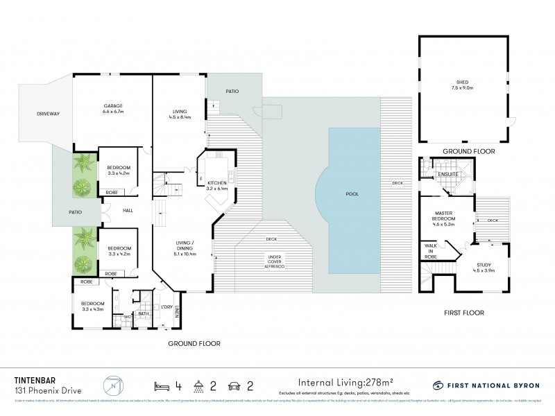 131 Phoenix Drive, Tintenbar NSW 2478 Floorplan