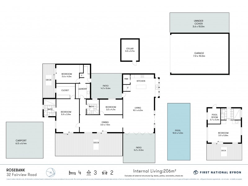 32 Fairview Road, Rosebank NSW 2480 Floorplan