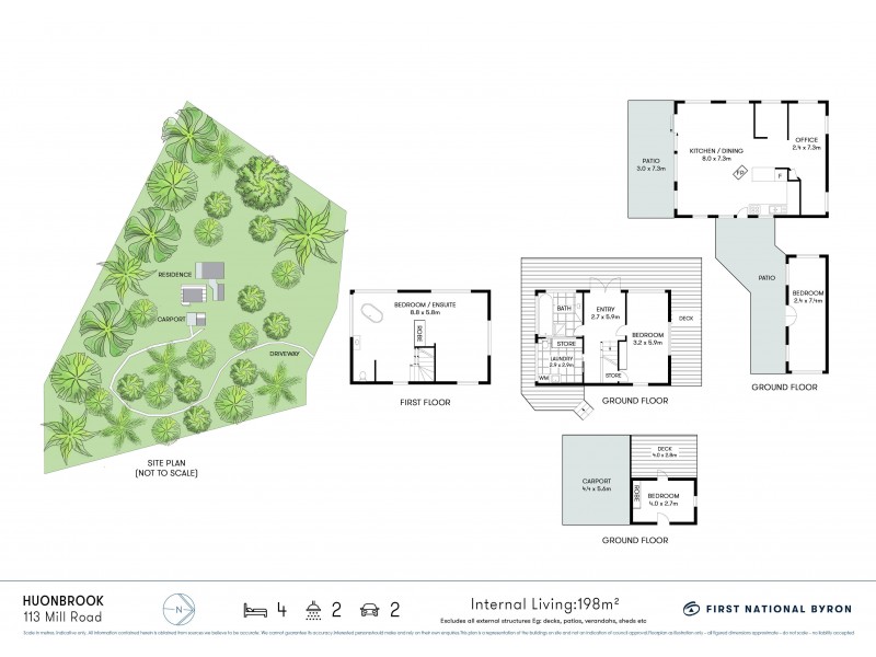 113 Mill Road, Huonbrook NSW 2482 Floorplan