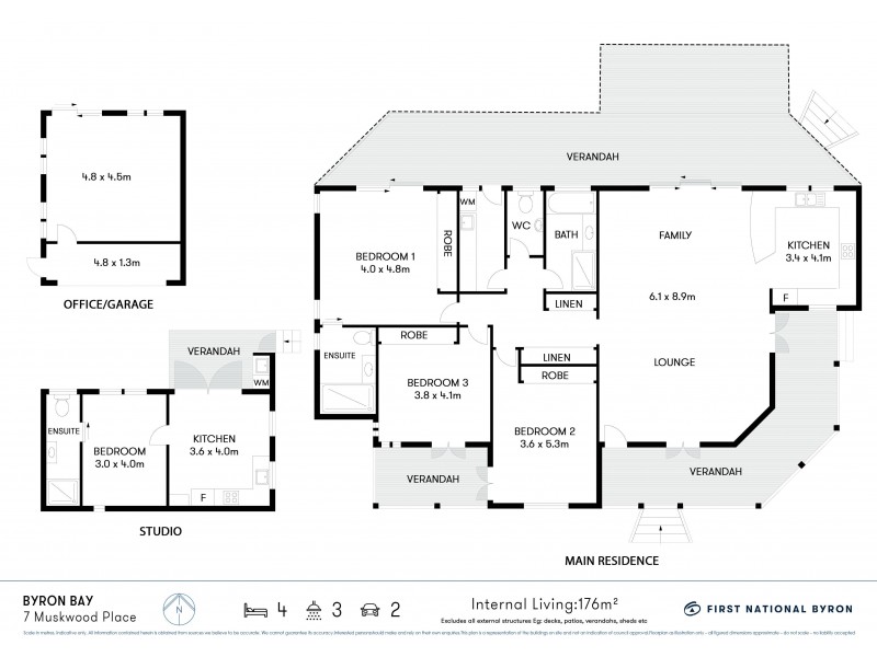 7 Muskwood Place, Bangalow NSW 2479 Floorplan