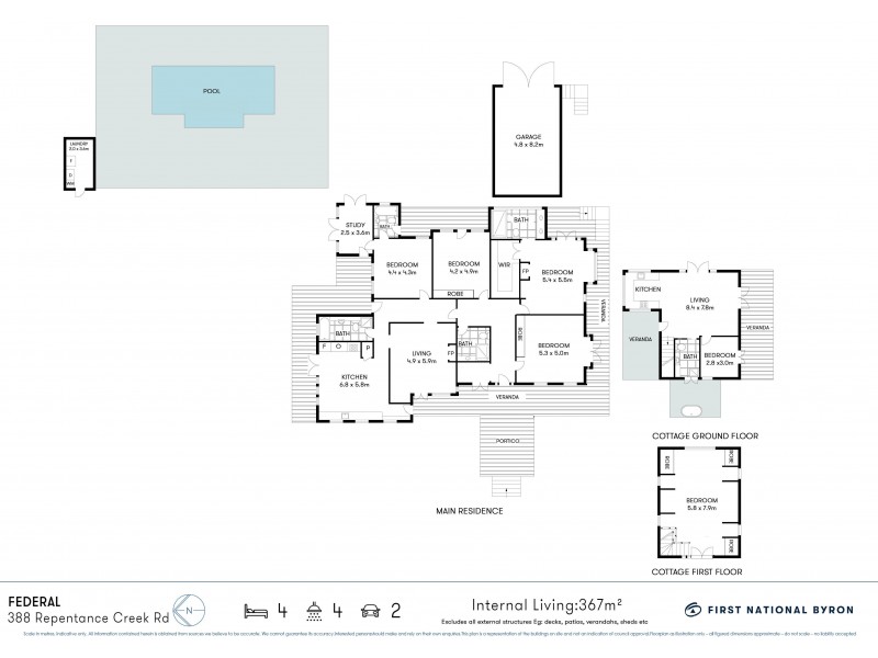 388 Repentance Creek Road, Federal NSW 2480 Floorplan