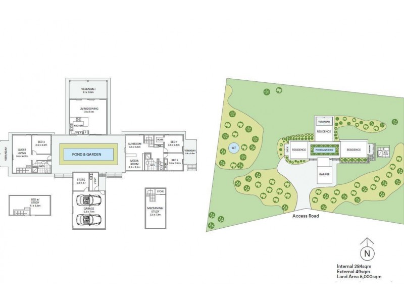 2/64 Blackbutt Lane, Broken Head NSW 2481 Floorplan