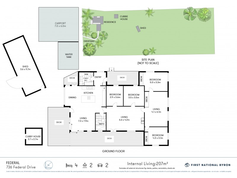 736 Federal Drive, Federal NSW 2480 Floorplan