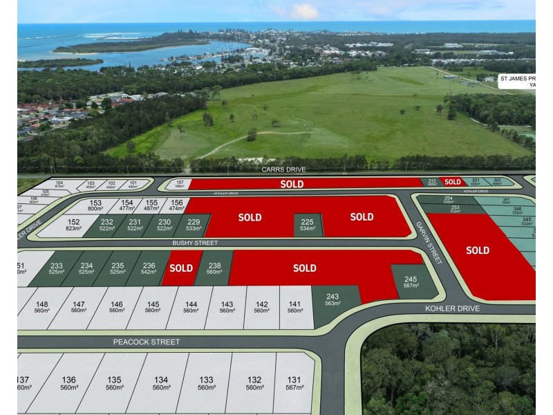 Lot 201-254, 201-254/22 Carrs Drive, Yamba NSW 2464