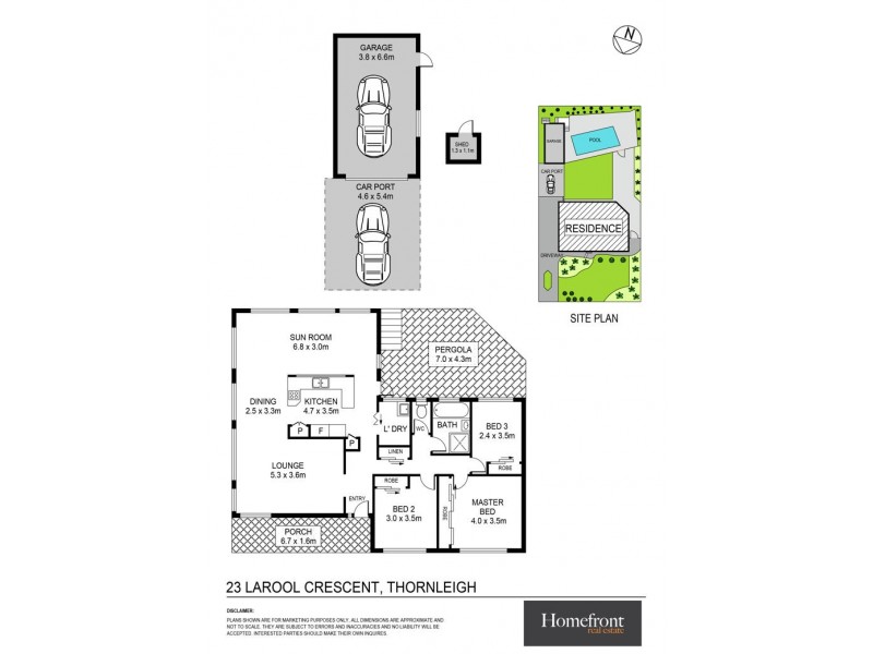 23 Larool Crescent, Thornleigh NSW 2120 Floorplan
