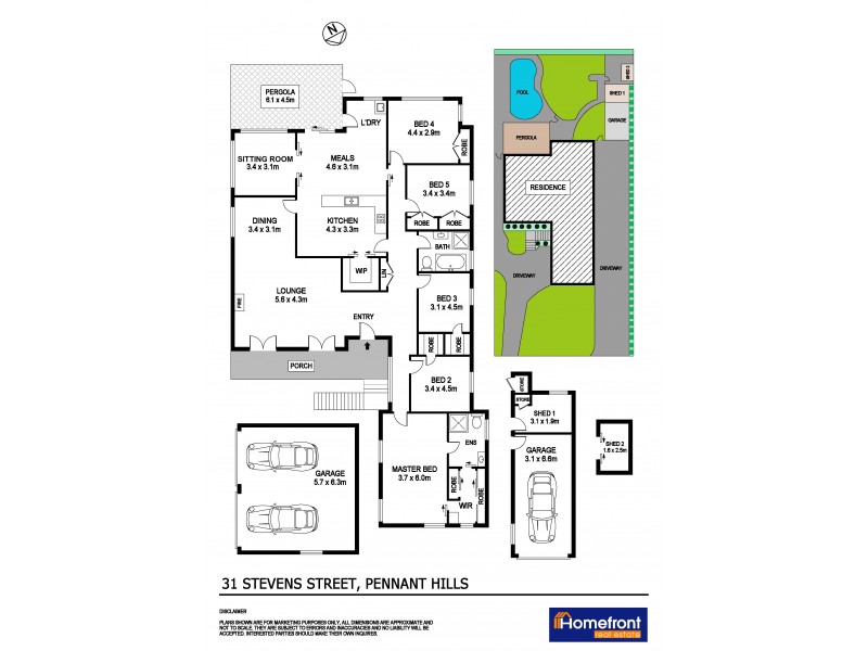 31 Stevens Street, Pennant Hills NSW 2120 Floorplan