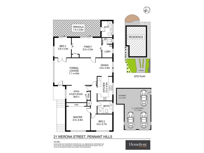 21 Werona Street, Pennant Hills NSW 2120 Floorplan