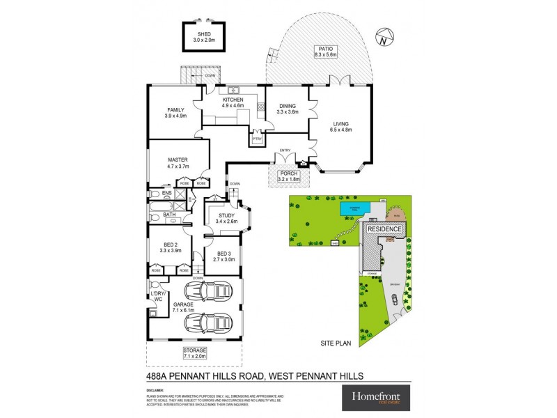 488A Pennant Hills Road, West Pennant Hills NSW 2125 Floorplan