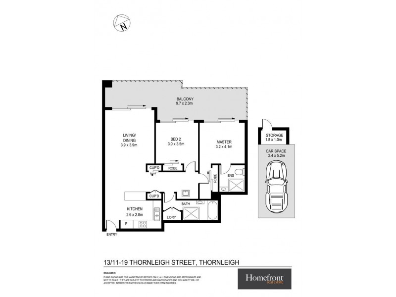 Unit 13 / 11-19 Thornleigh St, Thornleigh NSW 2120 Floorplan
