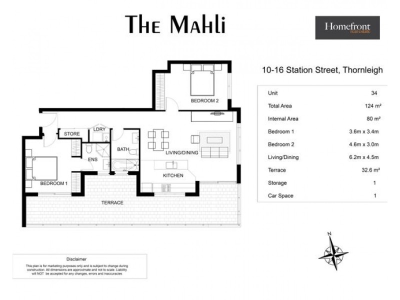 34/10-16 Station Street, Thornleigh NSW 2120 Floorplan